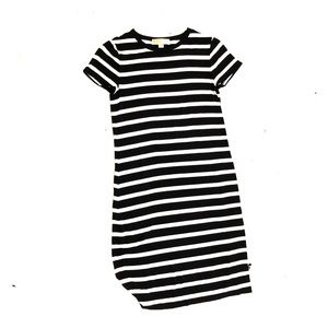 MK black and white tee shirt dress